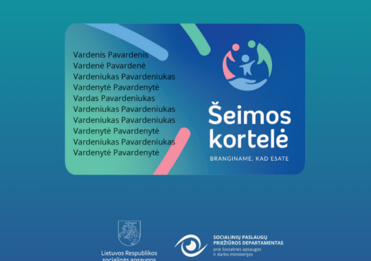 Šeimos kortelė – daugiau galimybių...