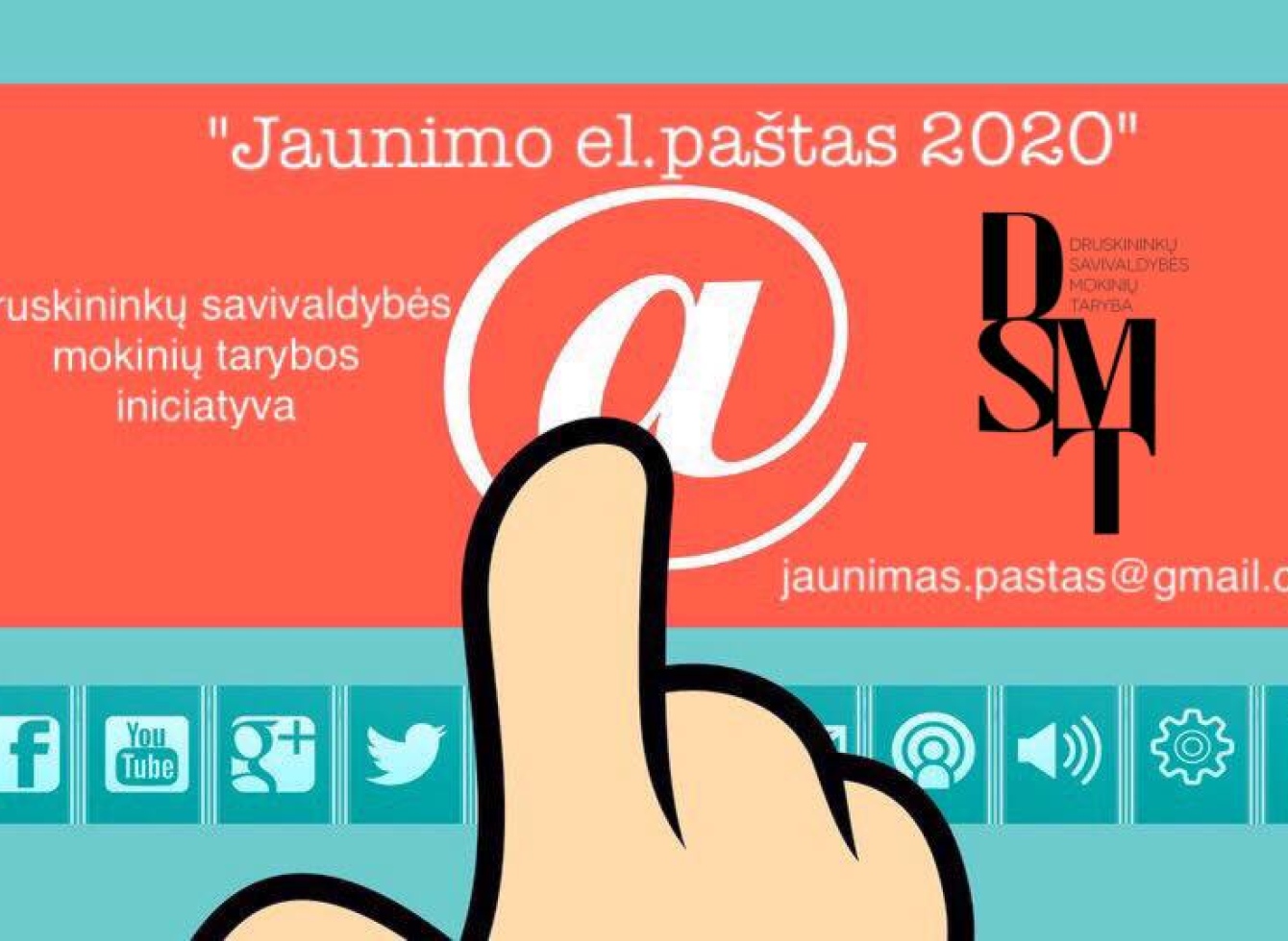 Jaunimo elektroninis paštas 2020