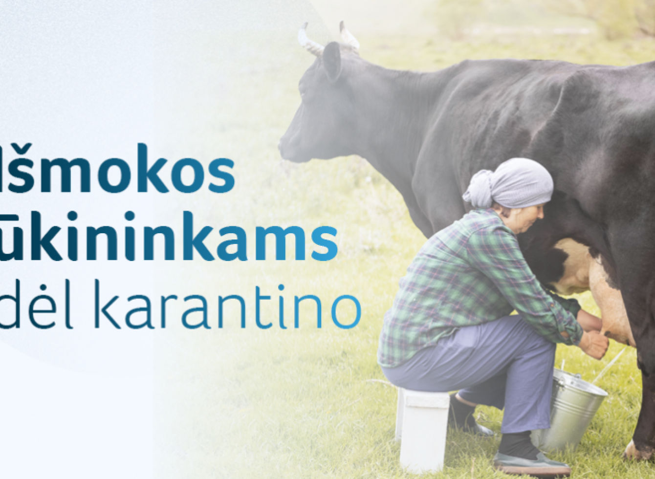 Jau galima kreiptis dėl išmokų smulkiesiems ūkininkams už karantino laikotarpį