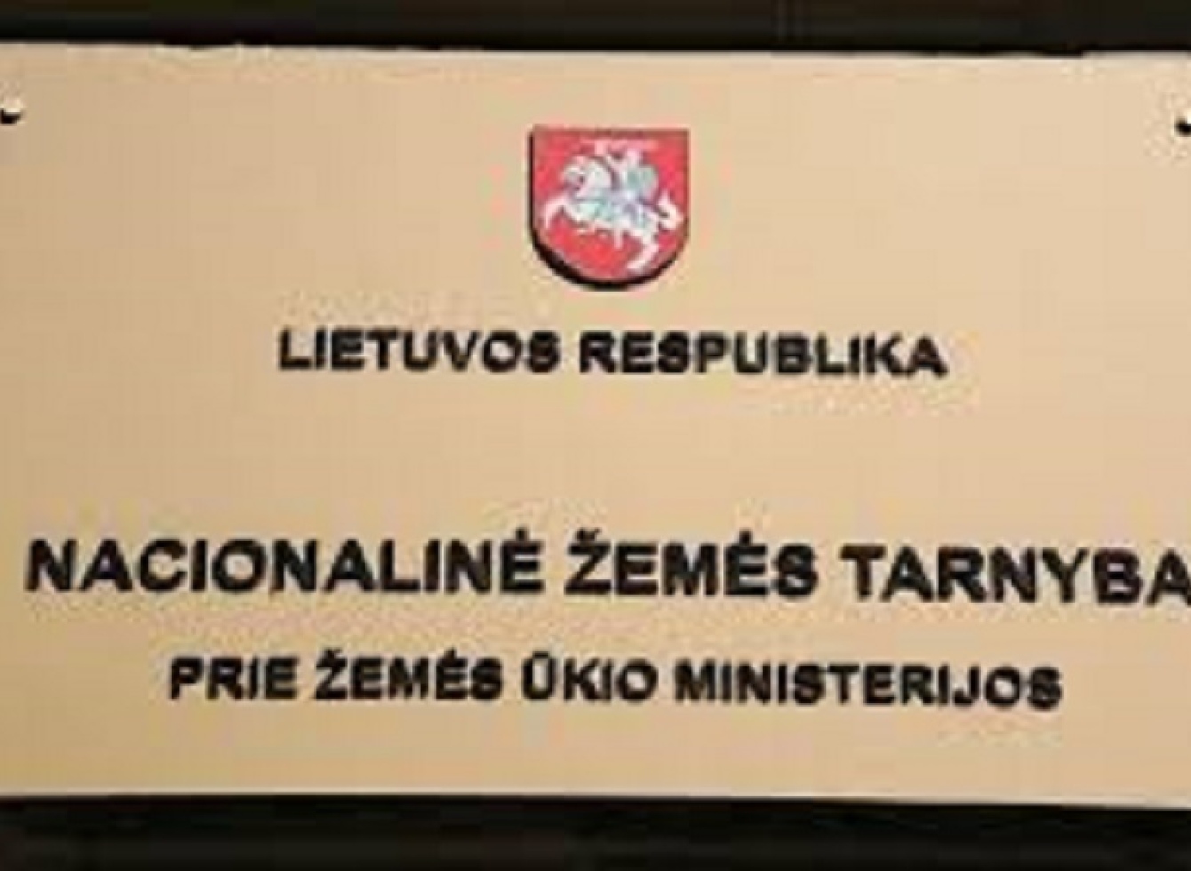 Nacionalinės žemės tarnybos informacija