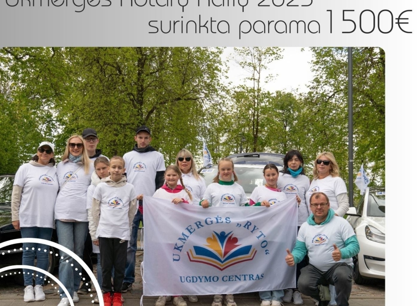 „Ukmergės Rotary ralis 2025“ – gerumo kelias į vaikystės vasarą!