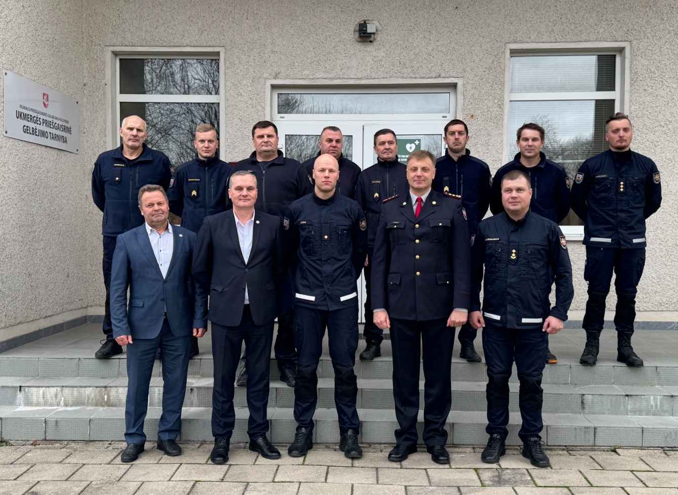 M. Dūdos sveikinimo akimirkos