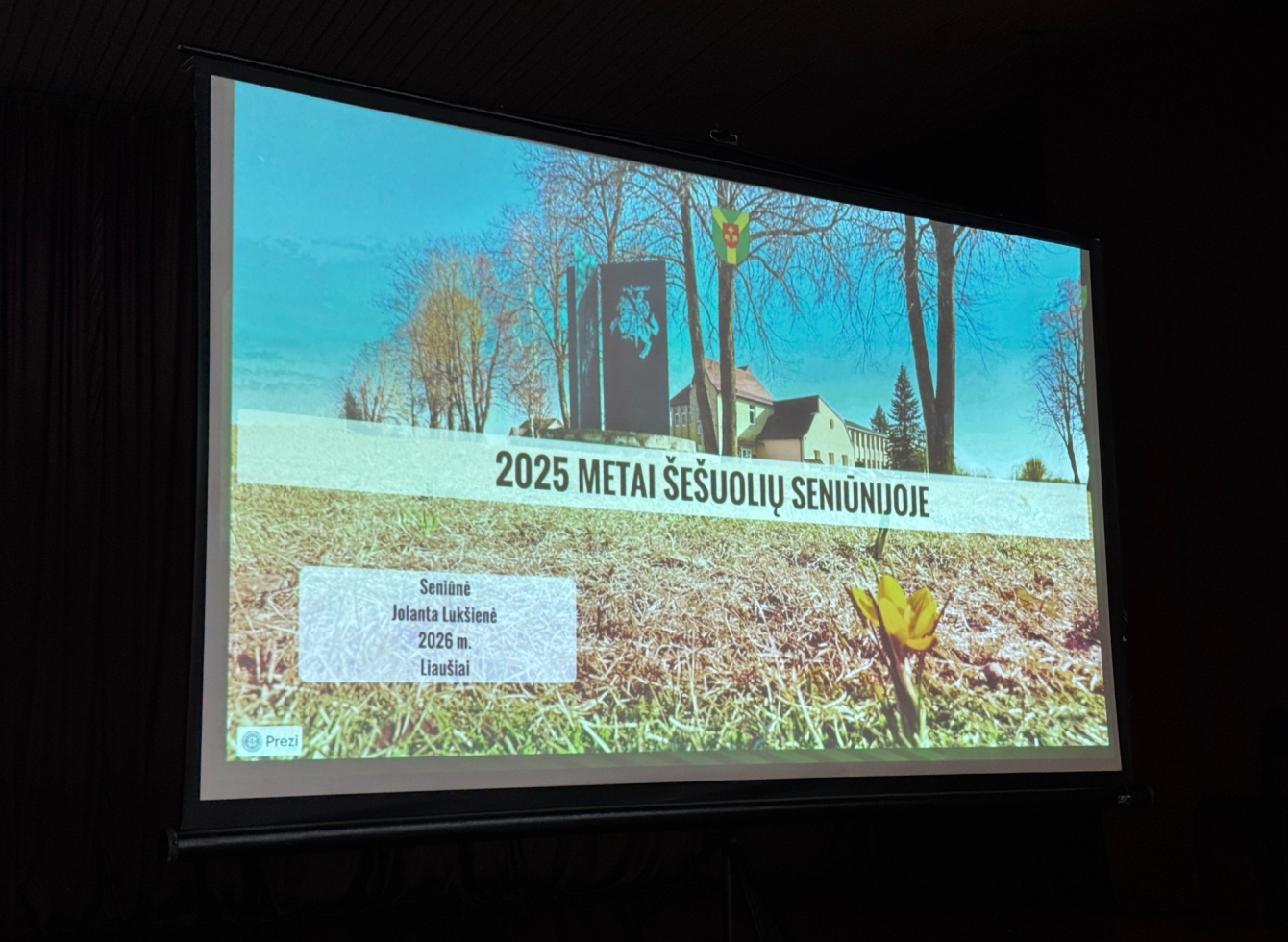 Šešuolių seniūnijoje pristatyta 2025 metų veiklos ataskaita