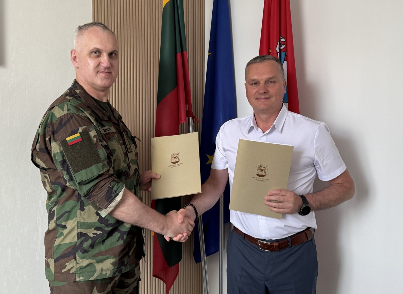 Ukmergė stiprina partnerystę su Lietuvos šaulių sąjunga
