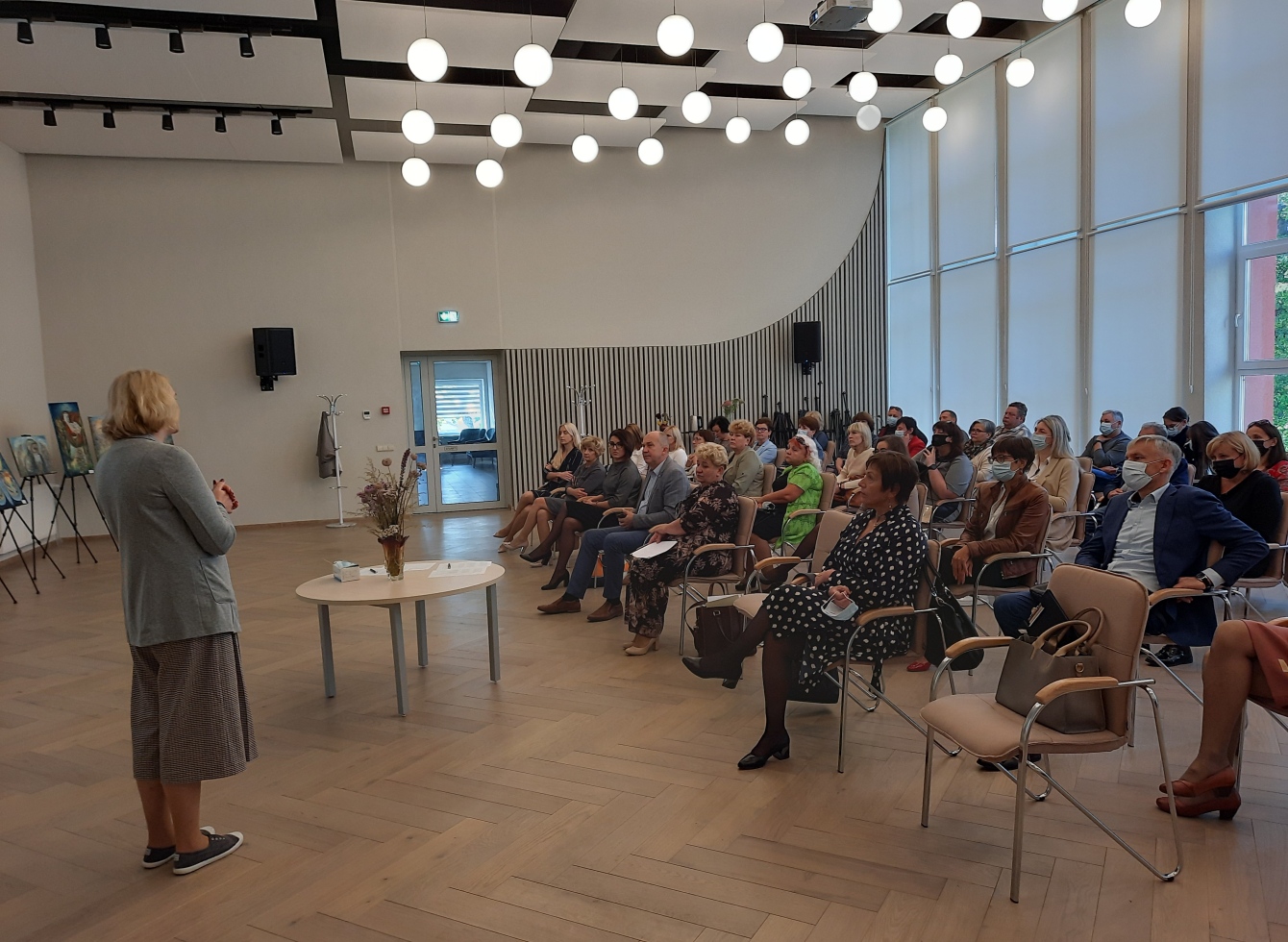 Konferencijoje kalba Žemės ūkio ministerijos Europos Sąjungos paramos skyriaus patarėja Ilona Javičienė