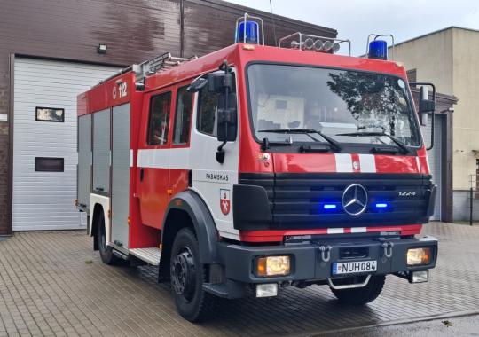 Pabaisko ugniagesiams gelbėtojams –...