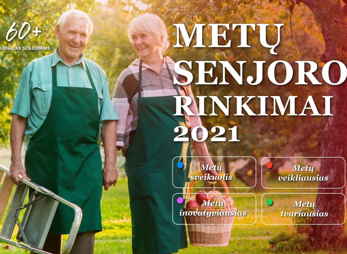 Skelbiami „Metų senjoro rinkimai 2021“: šiemet bus apdovanoti net 6 nugalėtojai