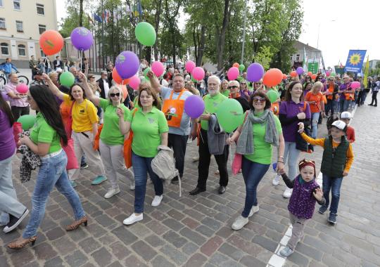 Ukmergiškius su 690-uoju gimtadieniu sveikino gausus būrys garbių svečių