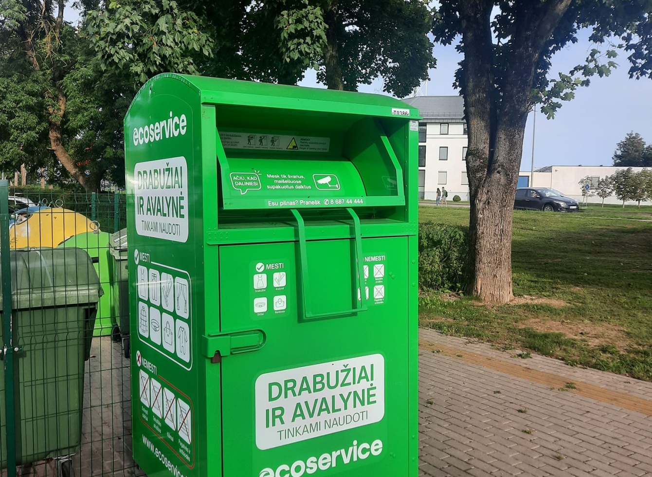 Naujieji tekstilės konteineriai Ukmergėje