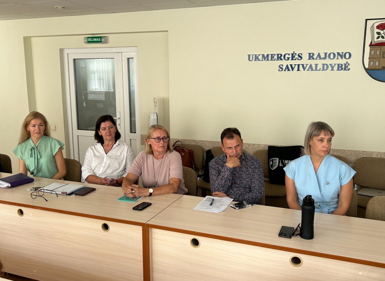 Posėdžio akimirkos