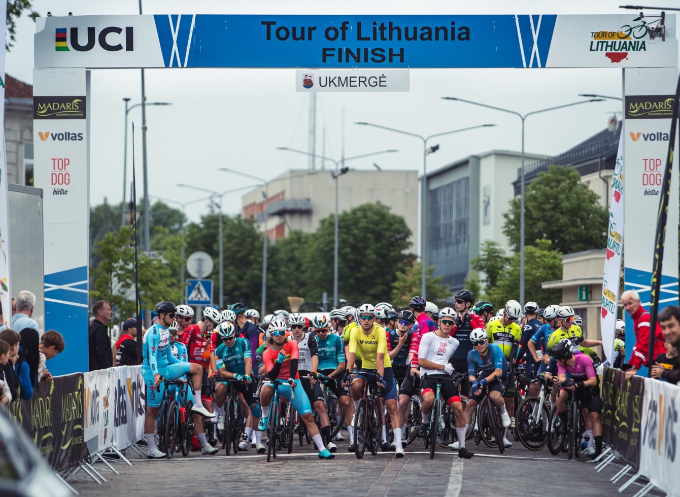 Ukmergės rajone vyko III-asis daugiadienių dviračių plento „Tour of Lithuania“ lenktynių etapas