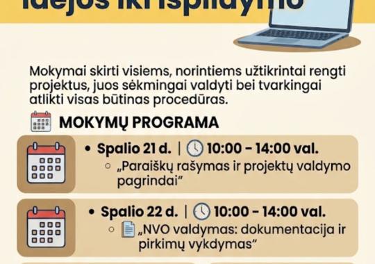 Kviečiame NVO atstovus į praktinius...