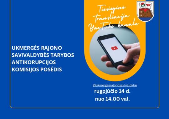 Antikorupcijos komisijos posėdis 