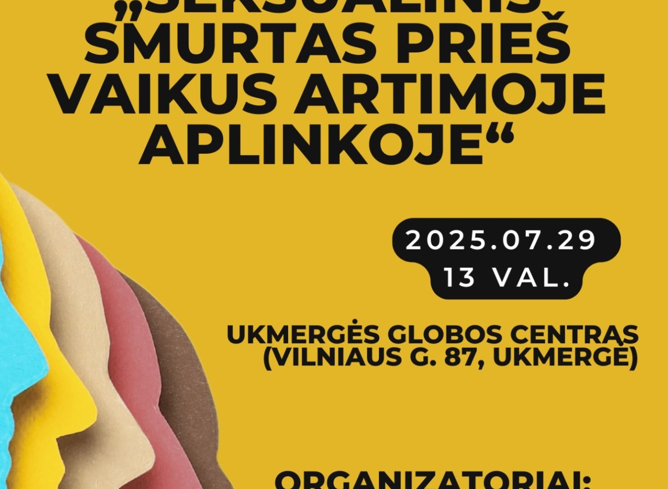 Diskusija „Seksualinis smurtas prieš vaikus artimoje aplinkoje“