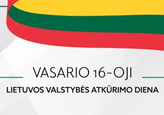 Ukmergėje paminėtas Lietuvos valstybės gimtadienis