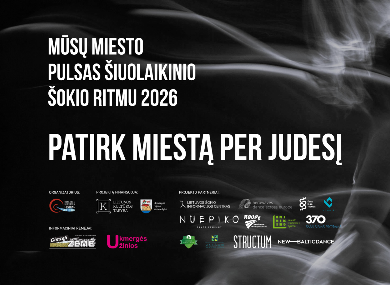 Ukmergė kviečia patirti miestą per judesį