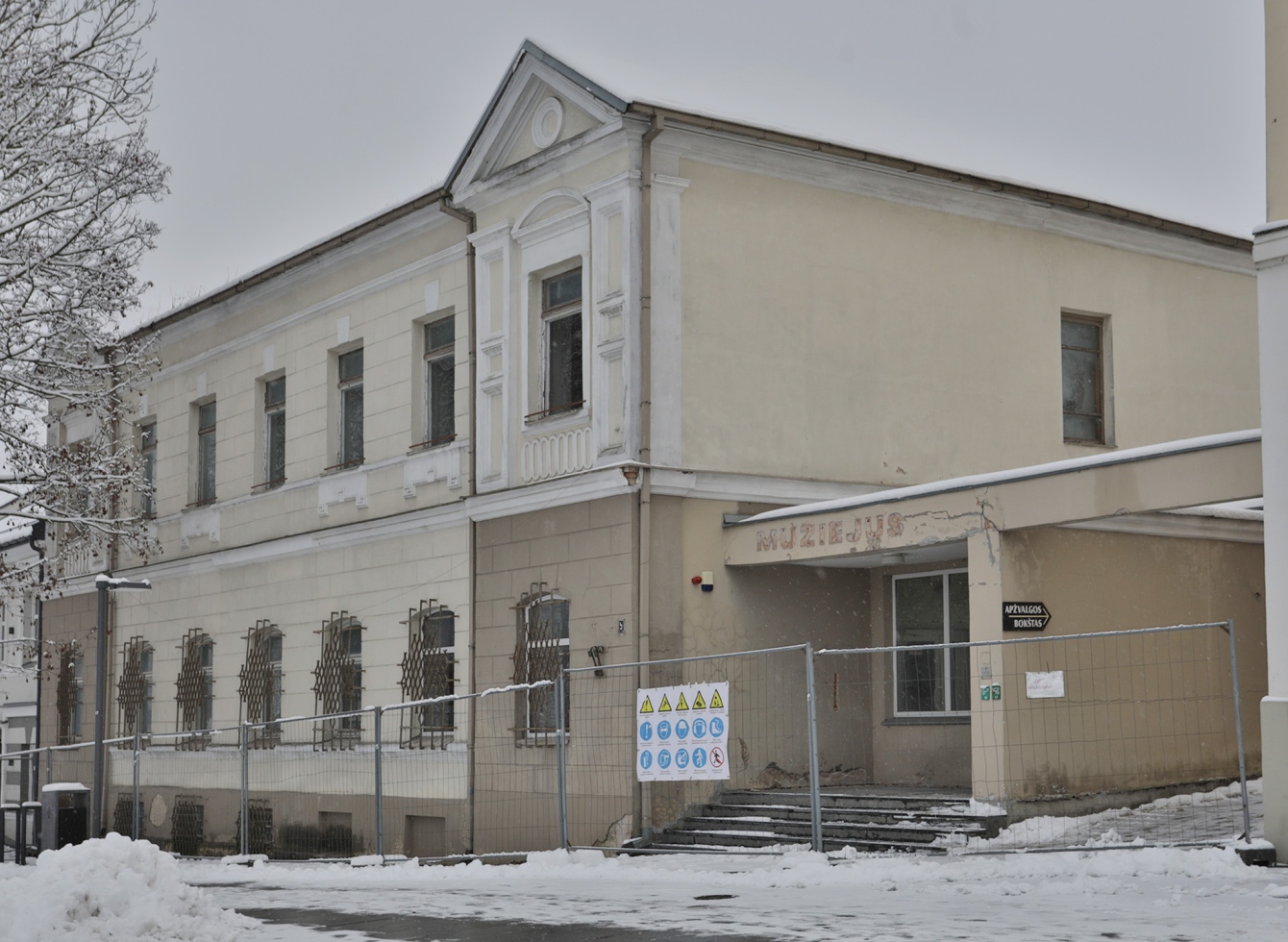 Atnaujinamas pastatas Kęstučio a. 5, Ukmergėje