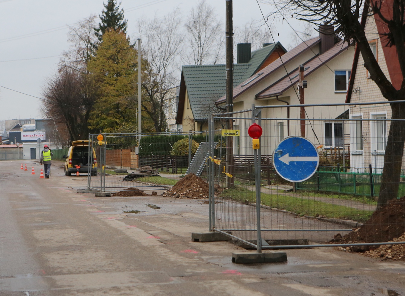 Ukmergėje vykdoma paviršinių nuotekų tinklų statyba