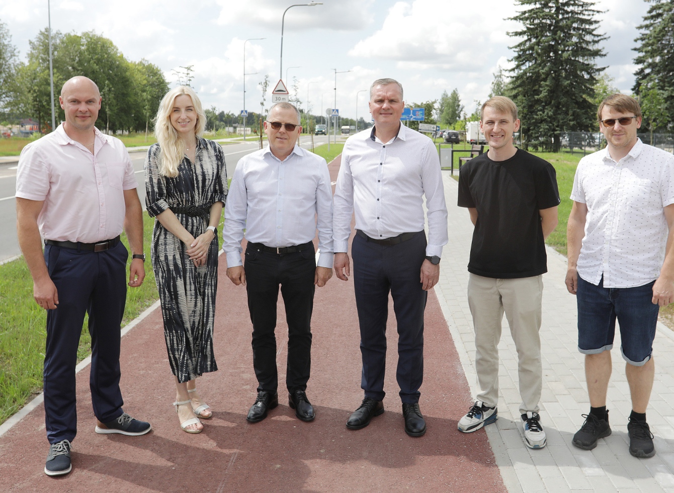 Savivaldybės ir UAB Antara LT atstovai