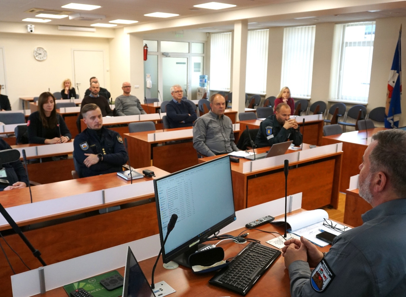 ESOC posėdžio akimirkos