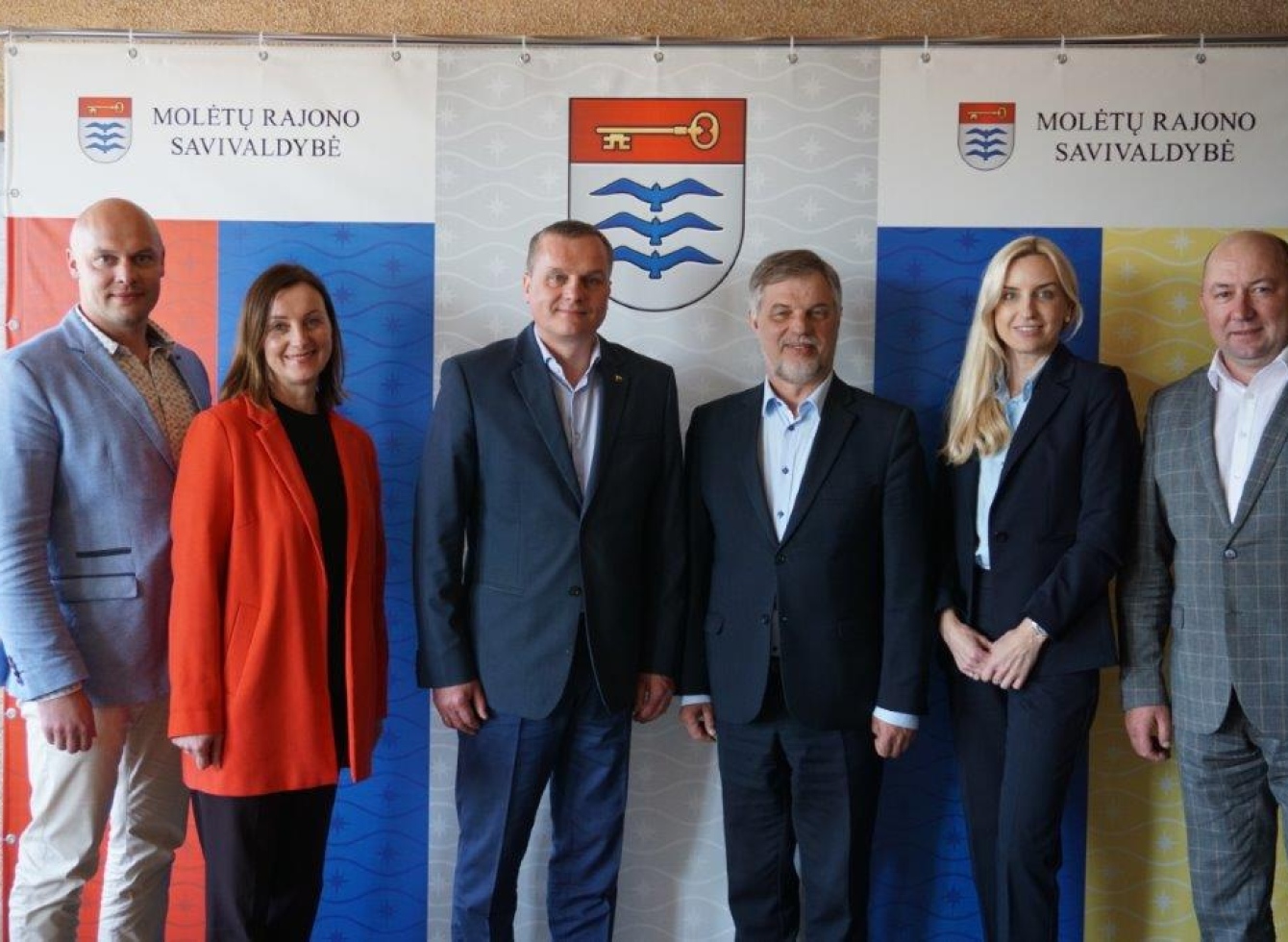 Ukmergiškiai kartu su Molėtų r.sav.meru ir administracijos direktoriumi