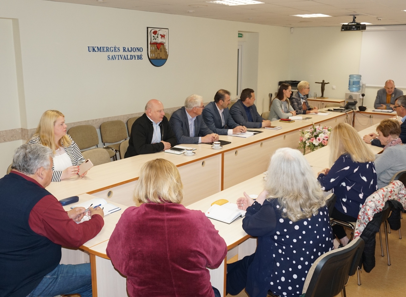 Buvo susirinkę savivaldybei pavaldžių įmonių ir įstaigų vadovai  