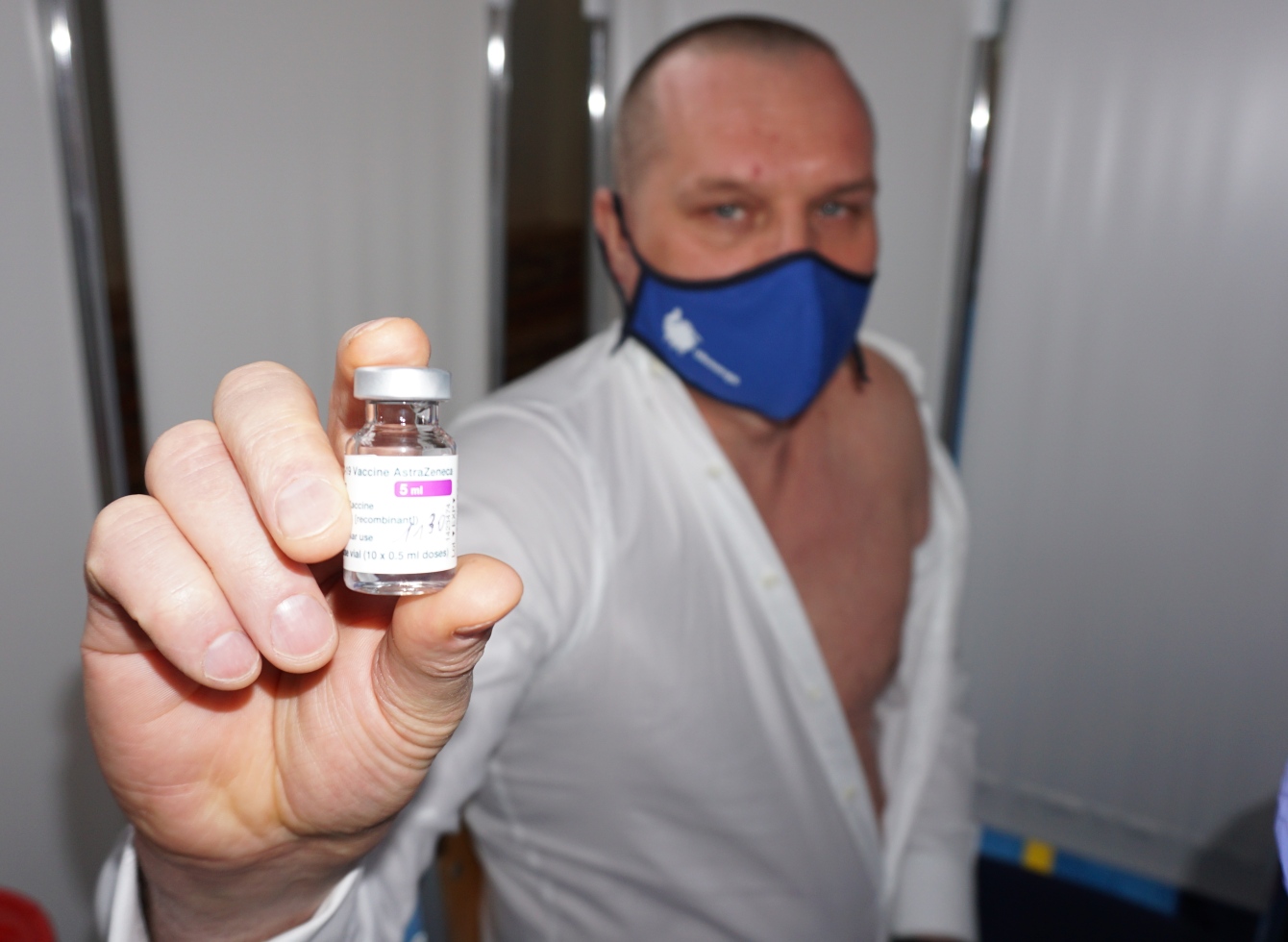 „AstraZeneca“ vakcina paskiepytas savivaldybės administracijos direktorius