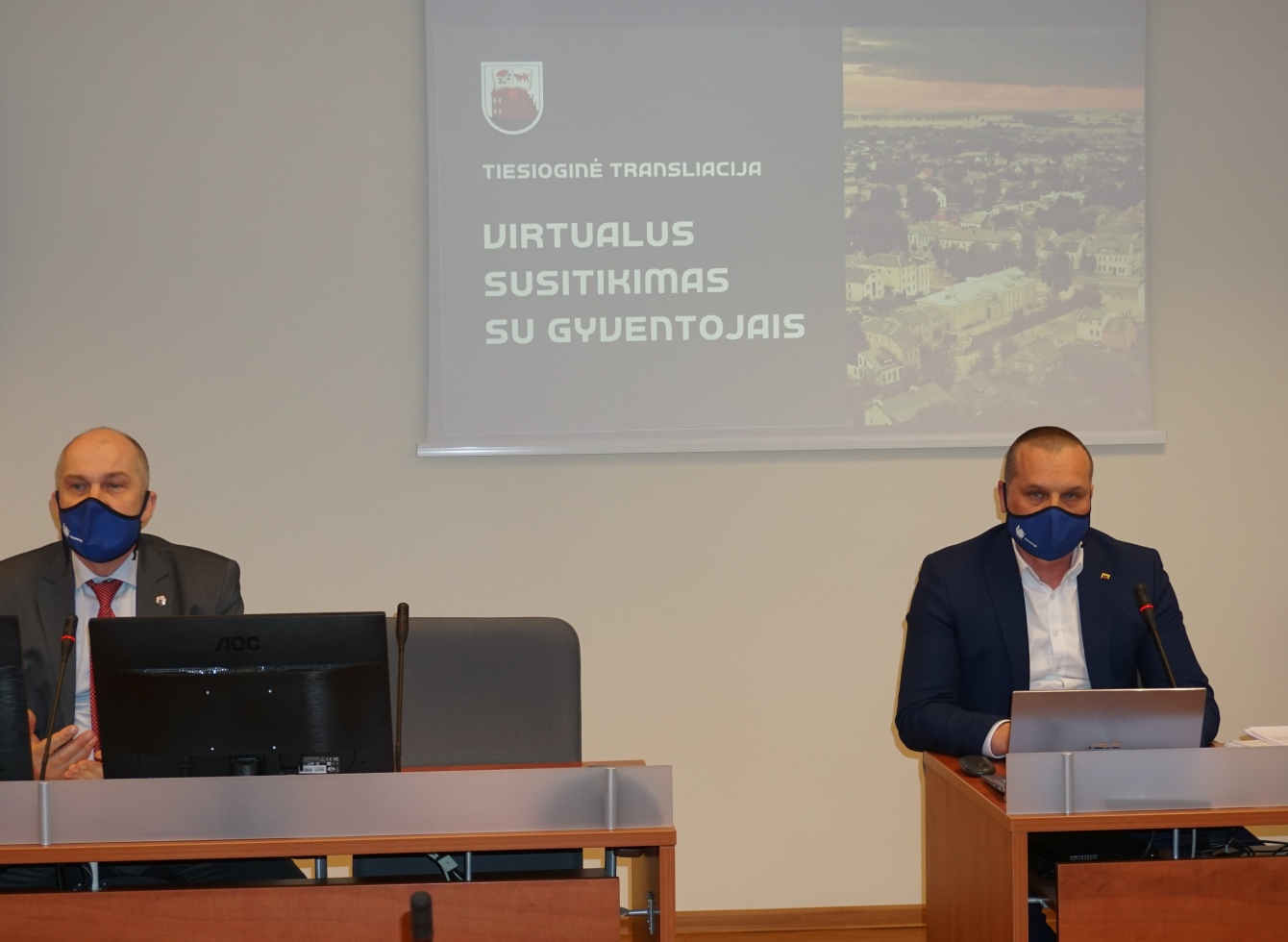 Į gyventojų klausimus atsakyta virtualiame susitikime