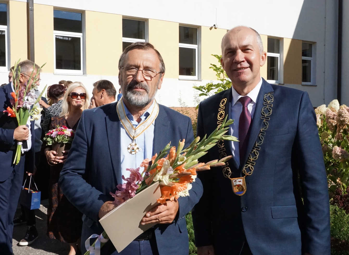 Mero padėkos ženklą įteikė V. Gendviliui