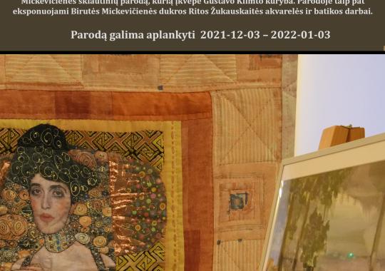 Ukmergės miesto centre eksponuojama gimnazistų keramika