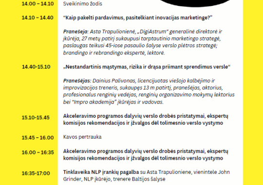 Edukacijų ciklas „Žaliasis raštingumas“