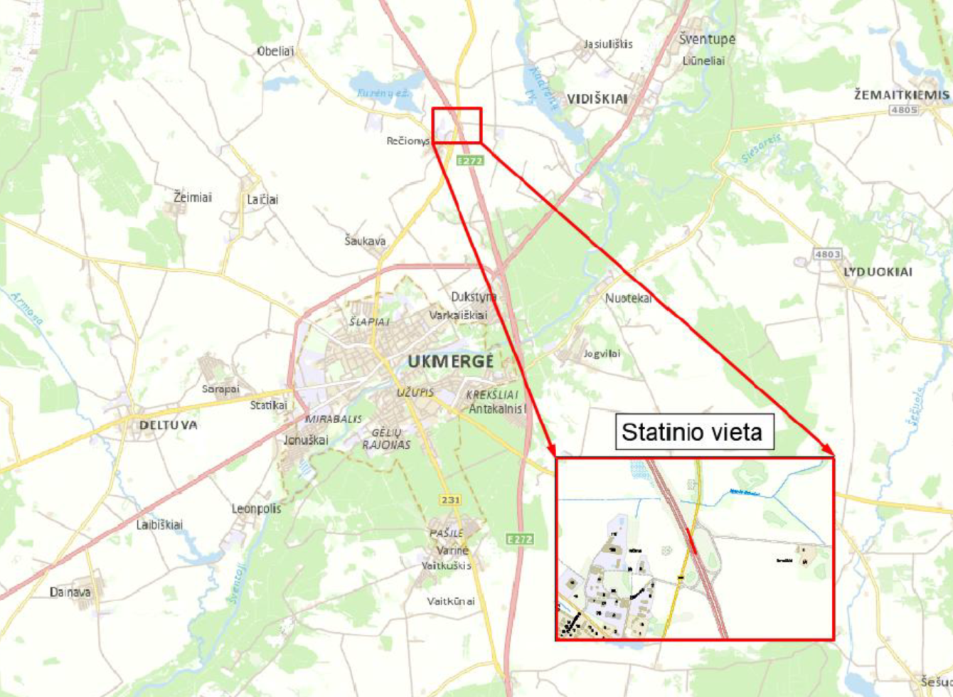 Visuomenės informavimas apie magistralinio kelio A2 Vilnius-Panevėžys 78,424