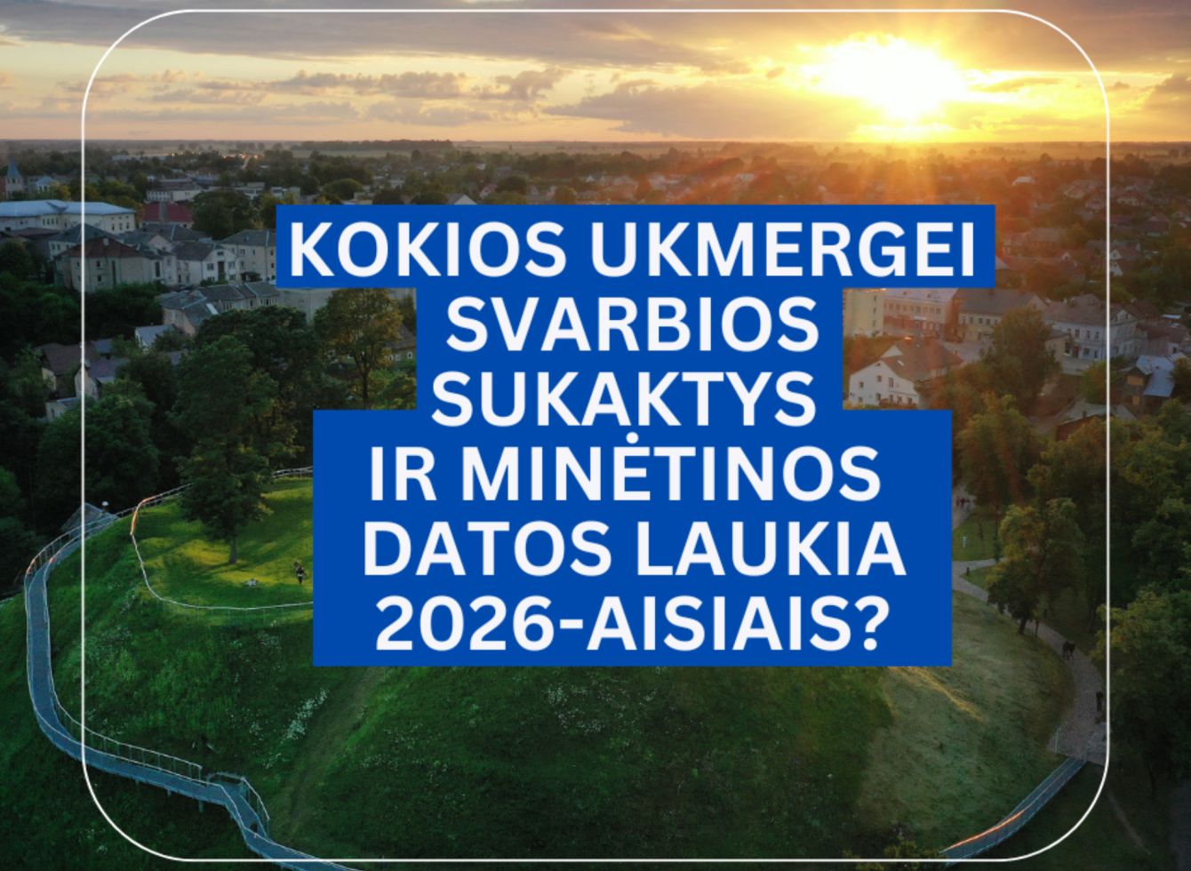 Kokios Ukmergei svarbios sukaktys ir minėtinos datos laukia 2026-aisiais?
