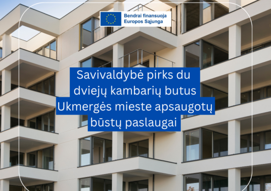 Savivaldybė pirks du dviejų kambarių...