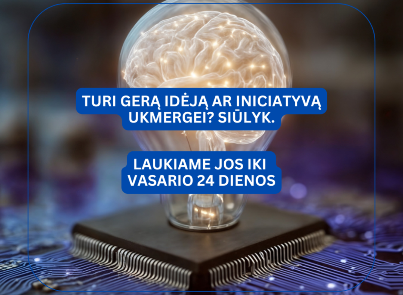 Turi gerą idėją ar iniciatyvą Ukmergei? Siūlyk. Laukiame jos iki vasario 24 dienos