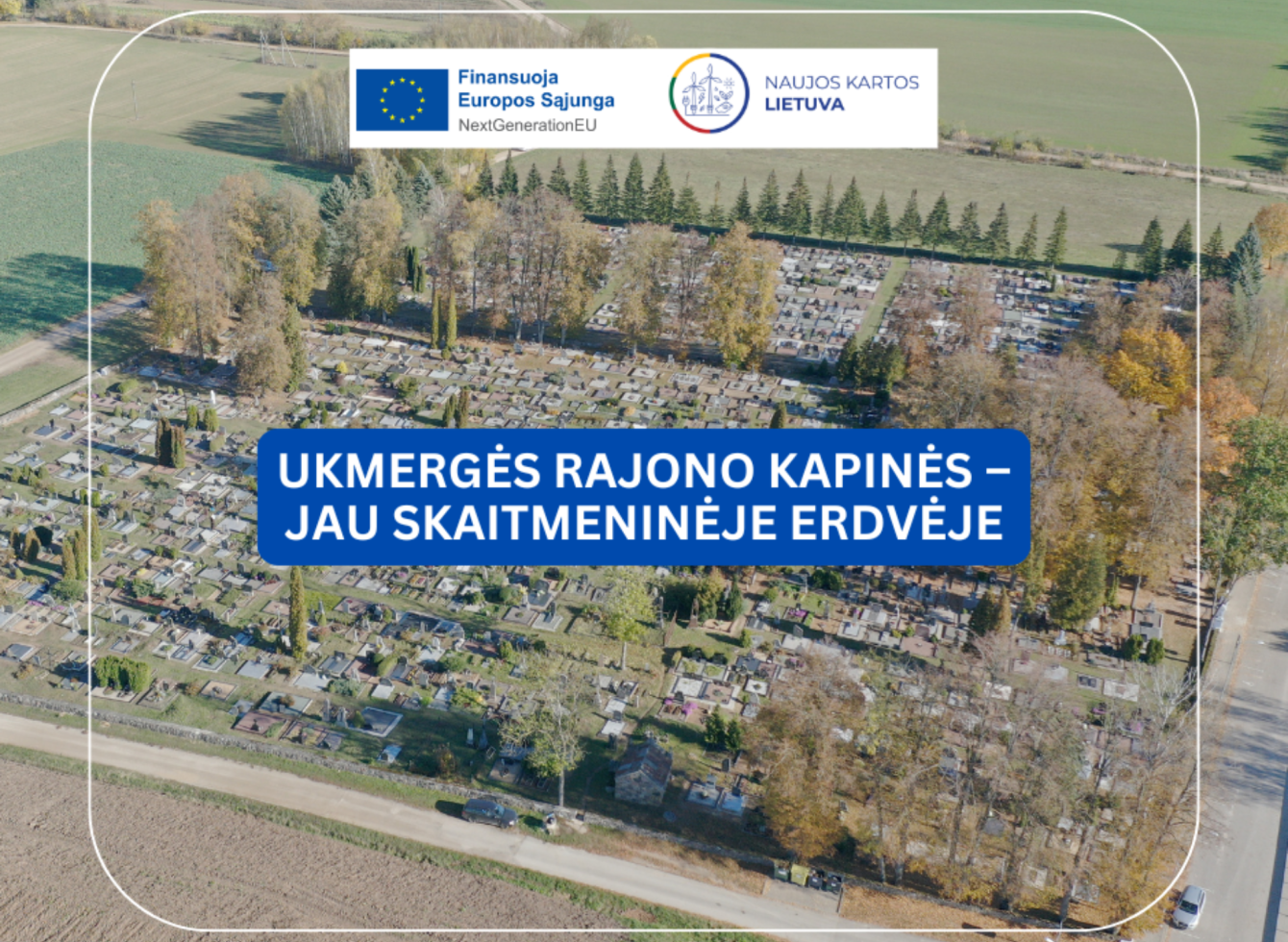 Ukmergės rajono kapinės – jau skaitmeninėje erdvėje