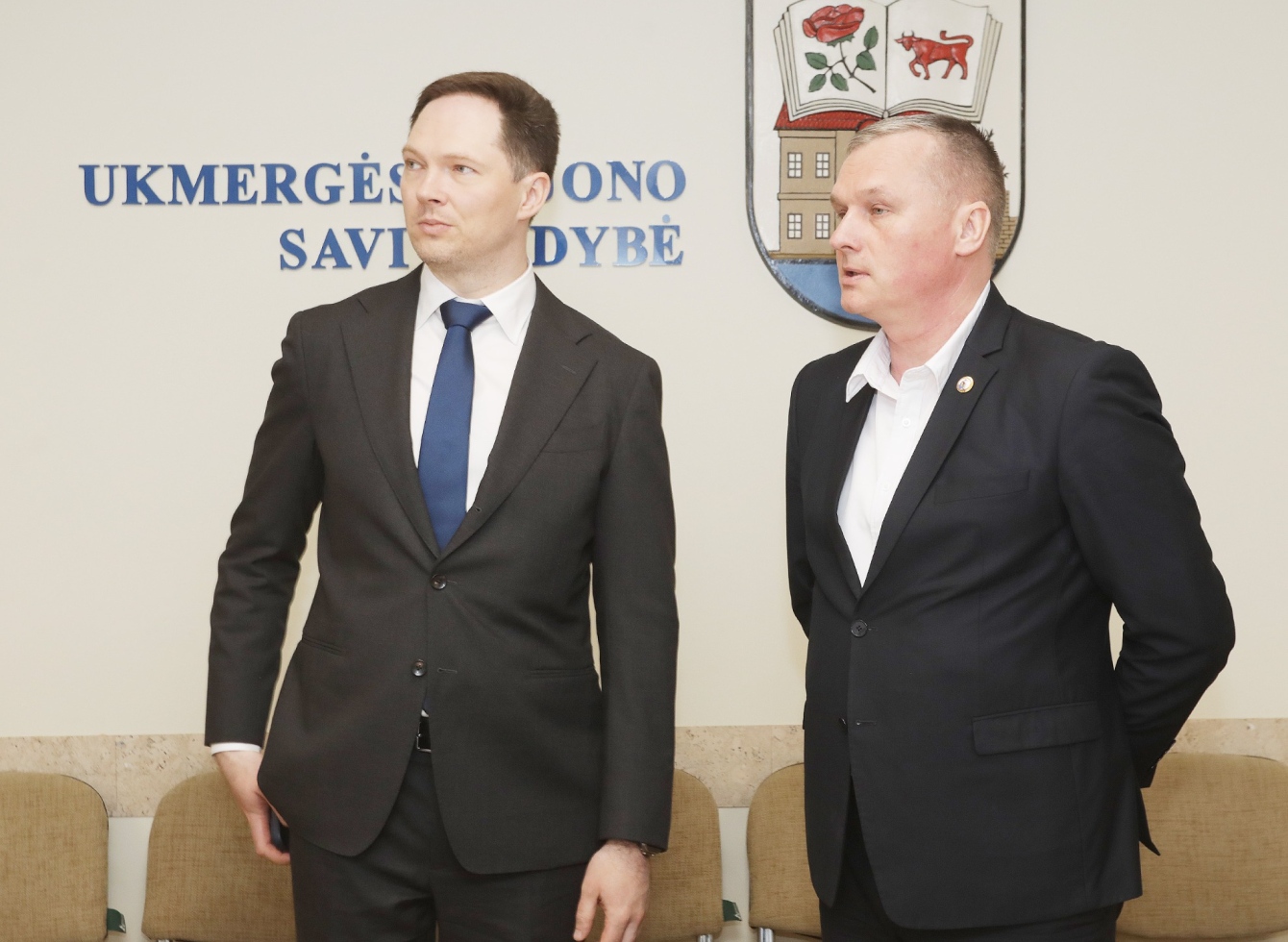 Ukmergėje lankėsi finansų ministras Kristupas Vaitiekūnas
