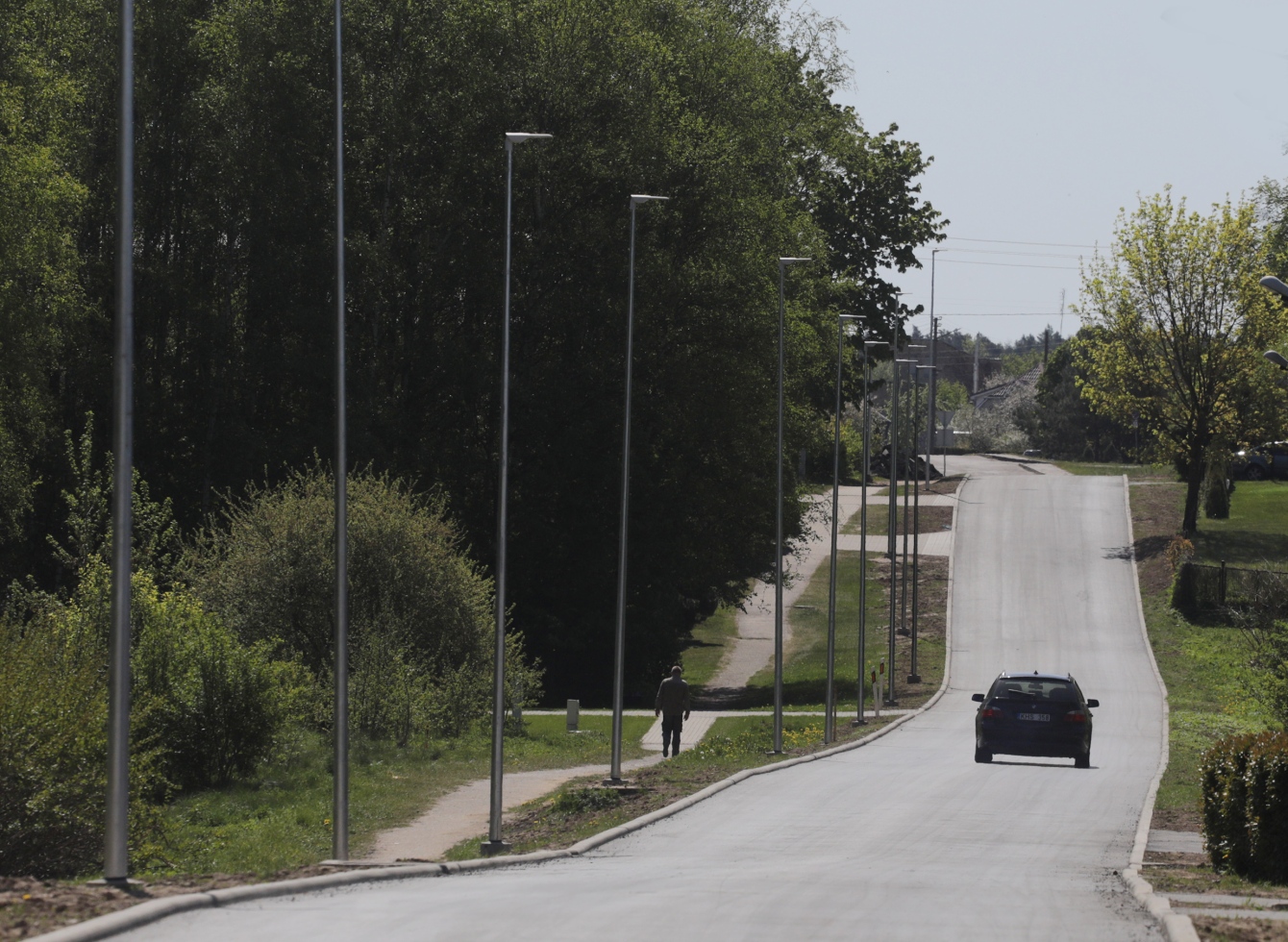 Atnaujinta 450 metrų ilgio Jaunimo gatvės atkarpa