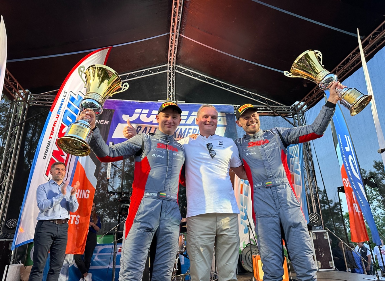 „Jusema Rally Ukmergė 2025“ apdovanojimų akimirkos