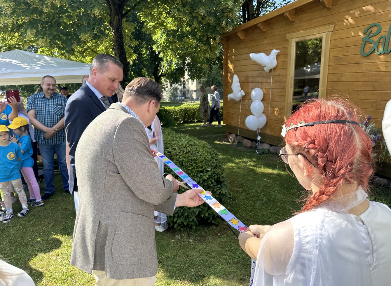Edukacinių dirbtuvių „Balandinė“ atidarymas