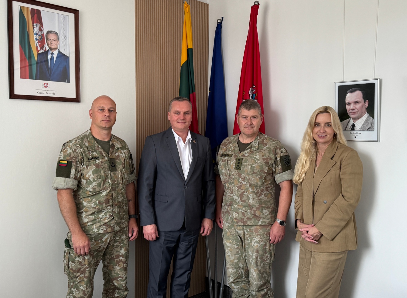 Savivaldybėje lankėsi Vilniaus regioninės karo komendantūros atstovai