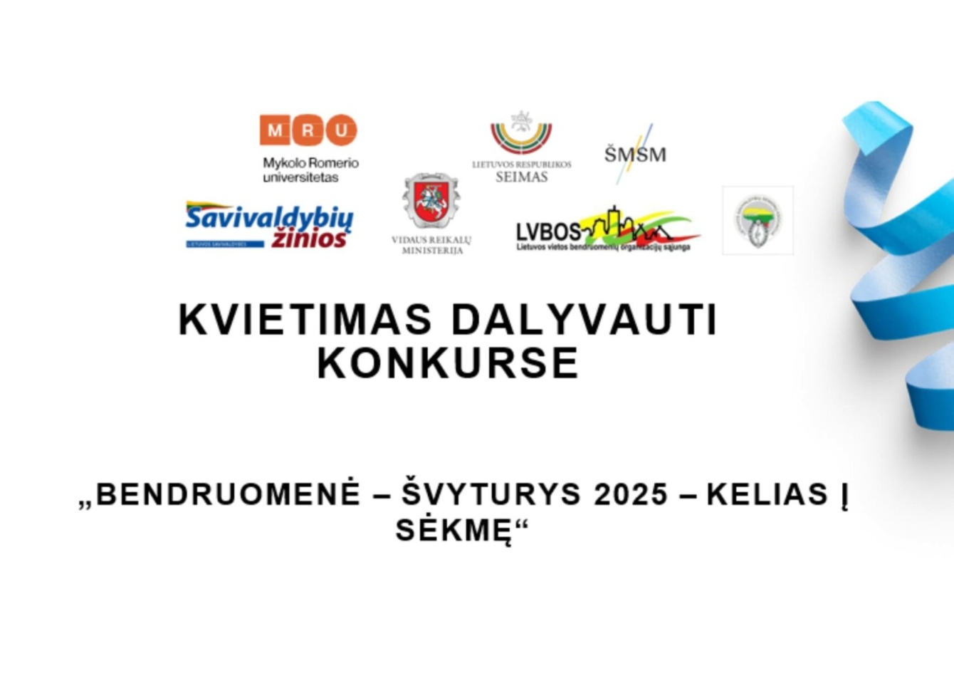 Konkurso kvietimas
