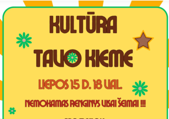 Katino Murklio teatro renginiai šeimoms