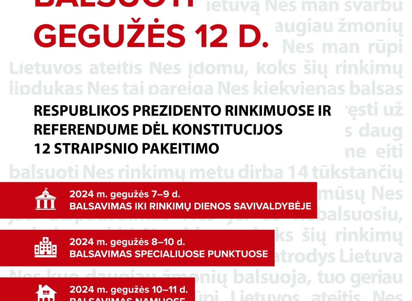 Kvietimas balsuoti