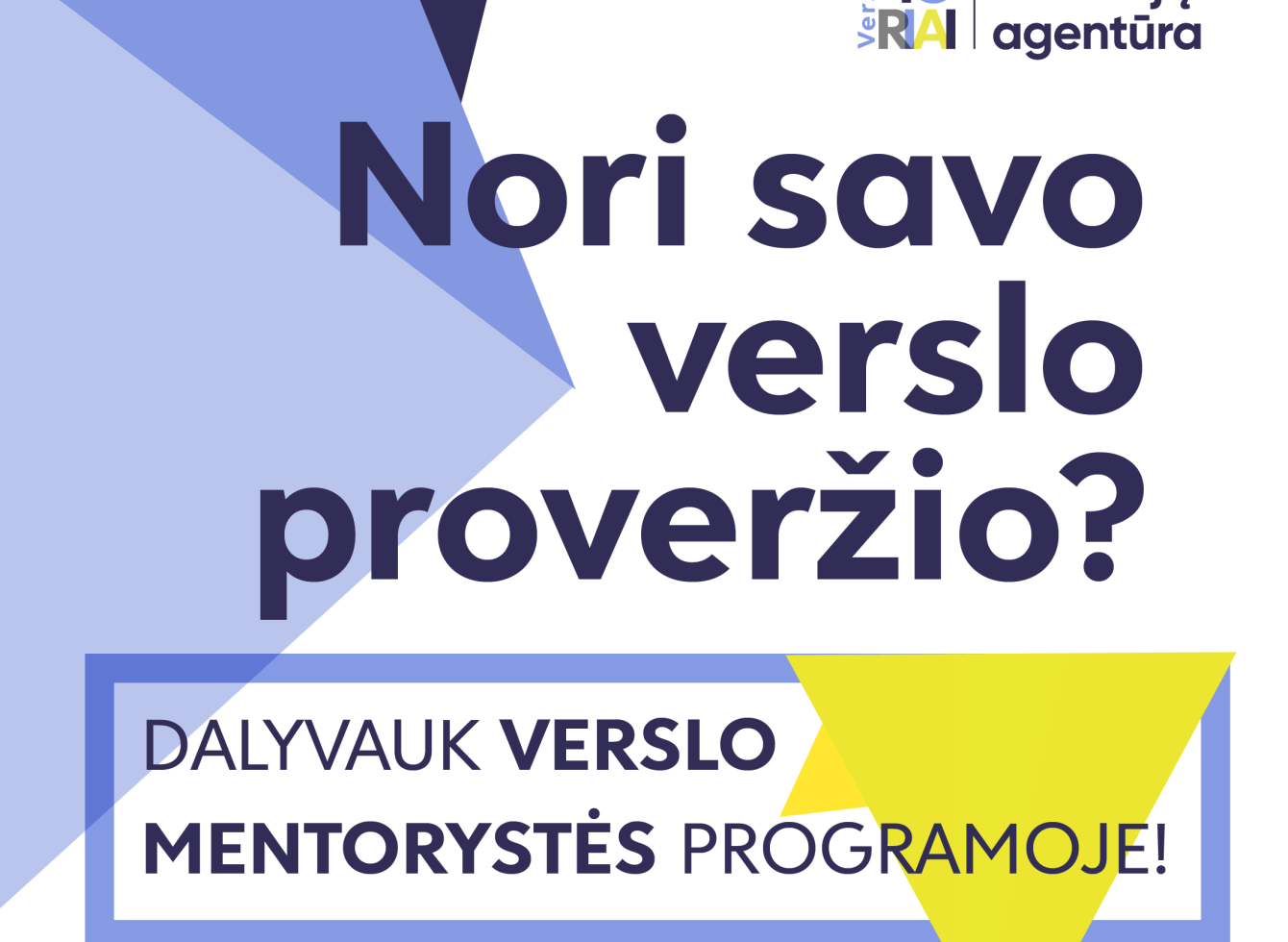 Mentorystės programa
