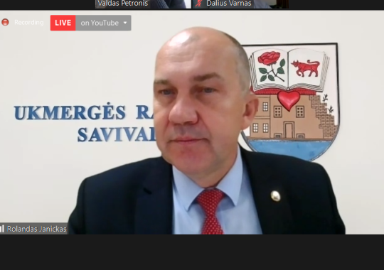 Mero ir administracijos direktoriaus sveikinimas senjorams
