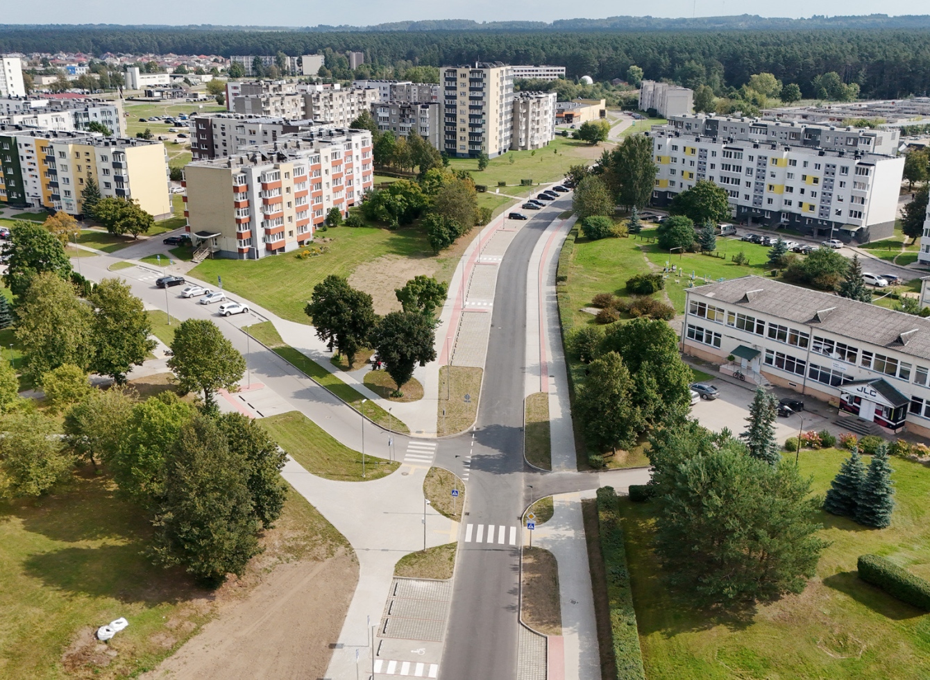 Užupio mikrorajone sutvarkytos Jaunimo ir Miškų gatvės