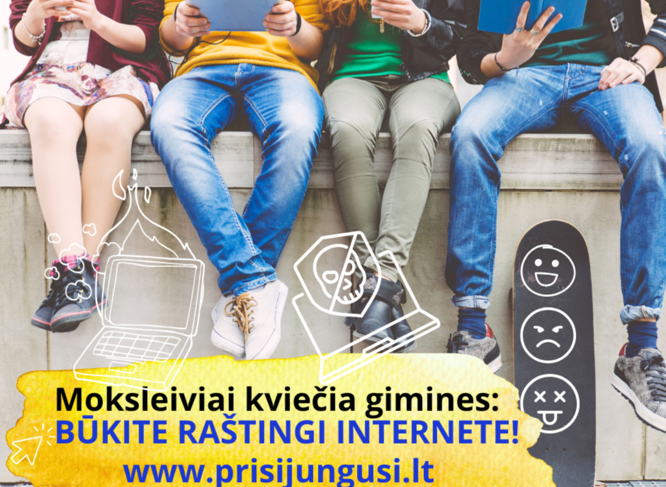 Moksleiviai kviečia gimines 