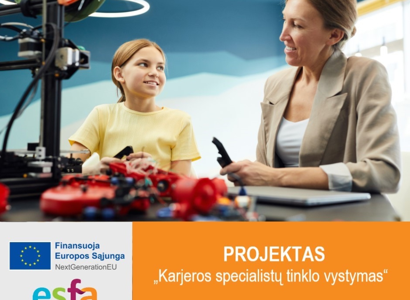 Įgyvendinamas projektas „Karjeros specialistų tinklo vystymas“