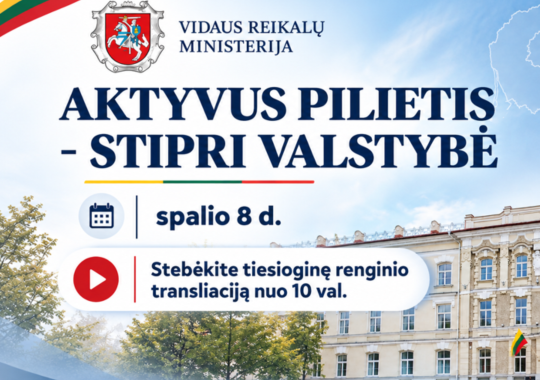 Kviečiame stebėti renginio „Aktyvus...